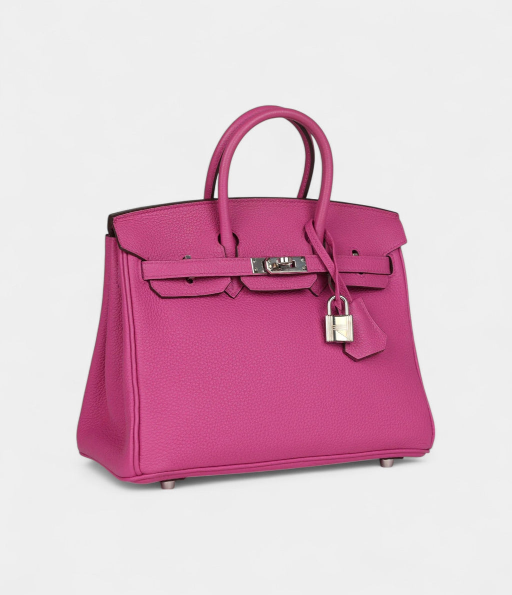 HM BK 25 Rose Pourpre Togo Palladium Hardware