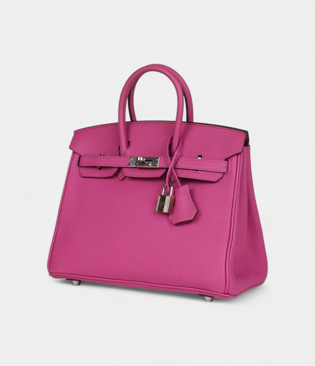 HM BK 25 Rose Pourpre Togo Palladium Hardware