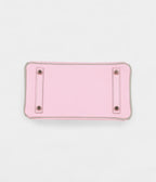 HM BK 25 Rose Sakura and Gris Perle Chevre Mysore Rose Gold Hardware