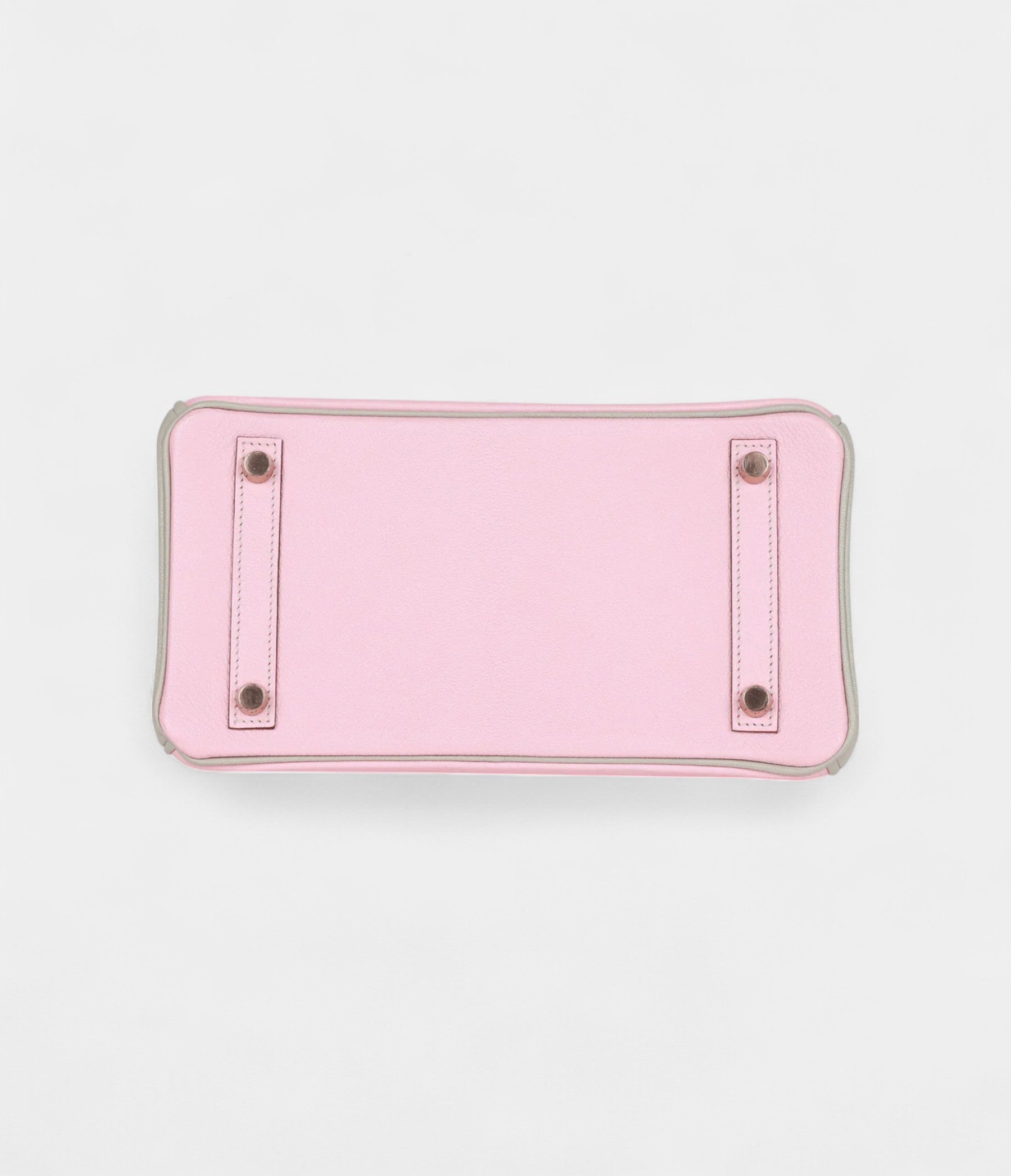 HM BK 25 Rose Sakura and Gris Perle Chevre Mysore Rose Gold Hardware