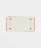 HM BK 25 Rose Sakura and White Clemence Brushed Palladium Hardware