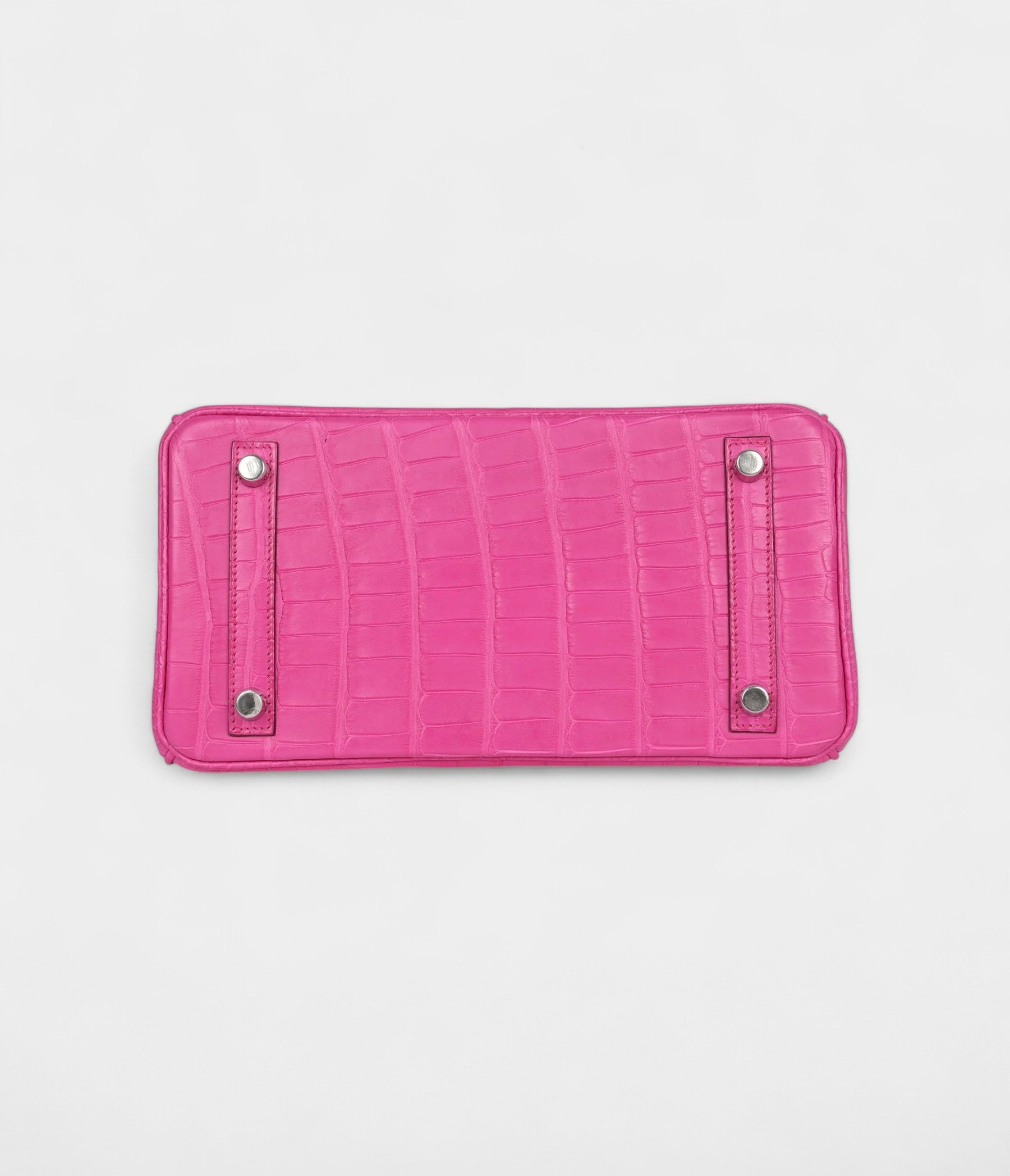 HM BK 25 Rose Shocking Matte Alligator Palladium Hardware