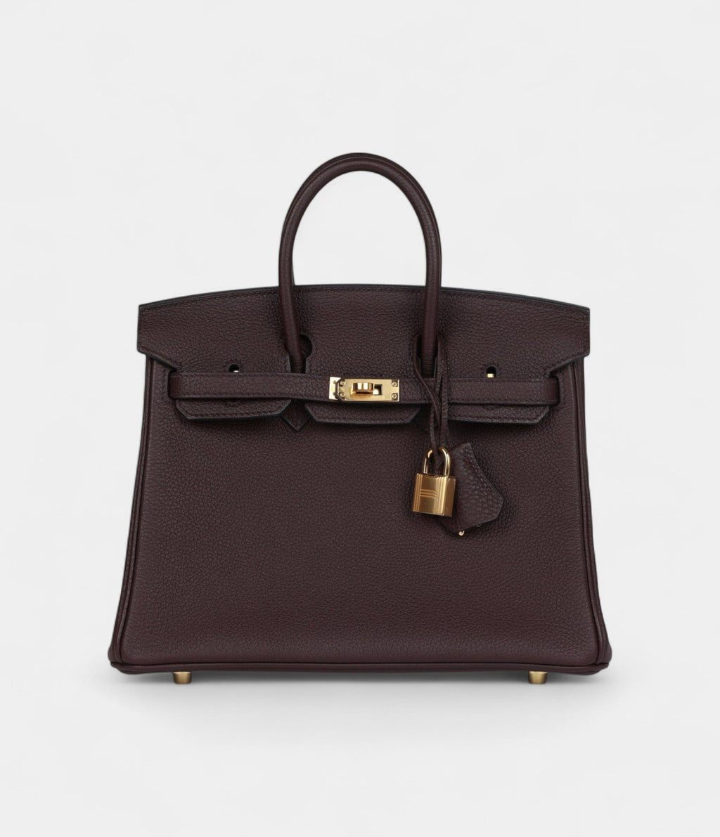 HM BK 25 Rouge Sellier Togo Gold Hardware