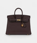HM BK 25 Rouge Sellier Togo Gold Hardware