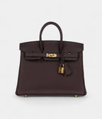 HM BK 25 Rouge Sellier Togo Gold Hardware