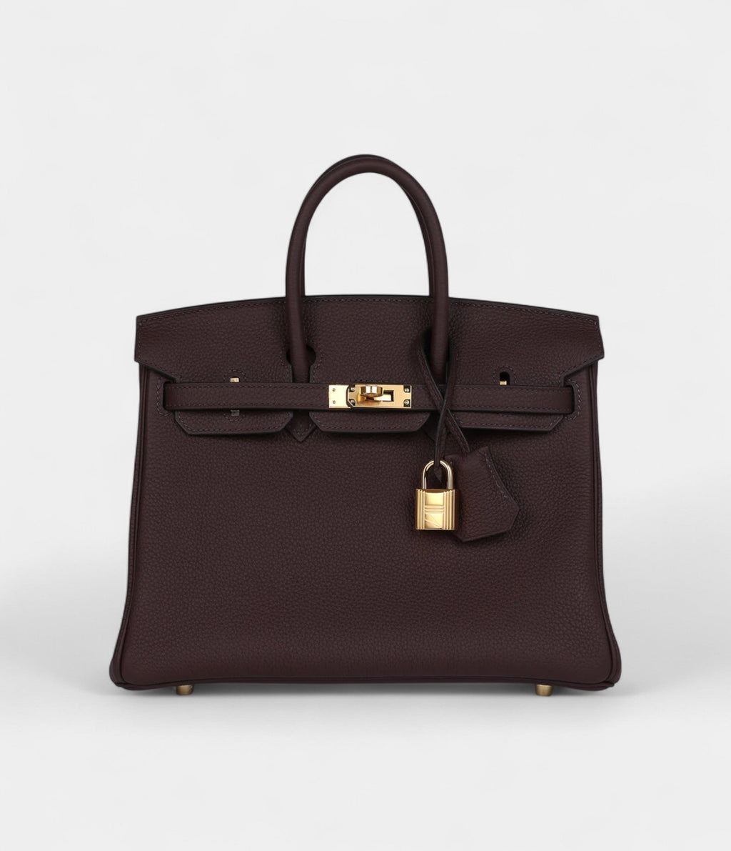 HM BK 25 Rouge Sellier Togo Gold Hardware