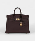 HM BK 25 Rouge Sellier Togo Gold Hardware