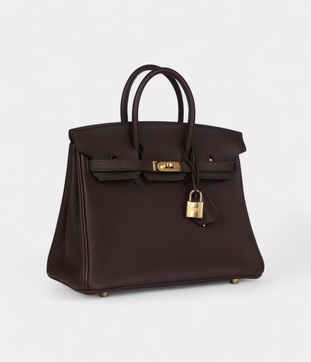 HM BK 25 Rouge Sellier Togo Gold Hardware