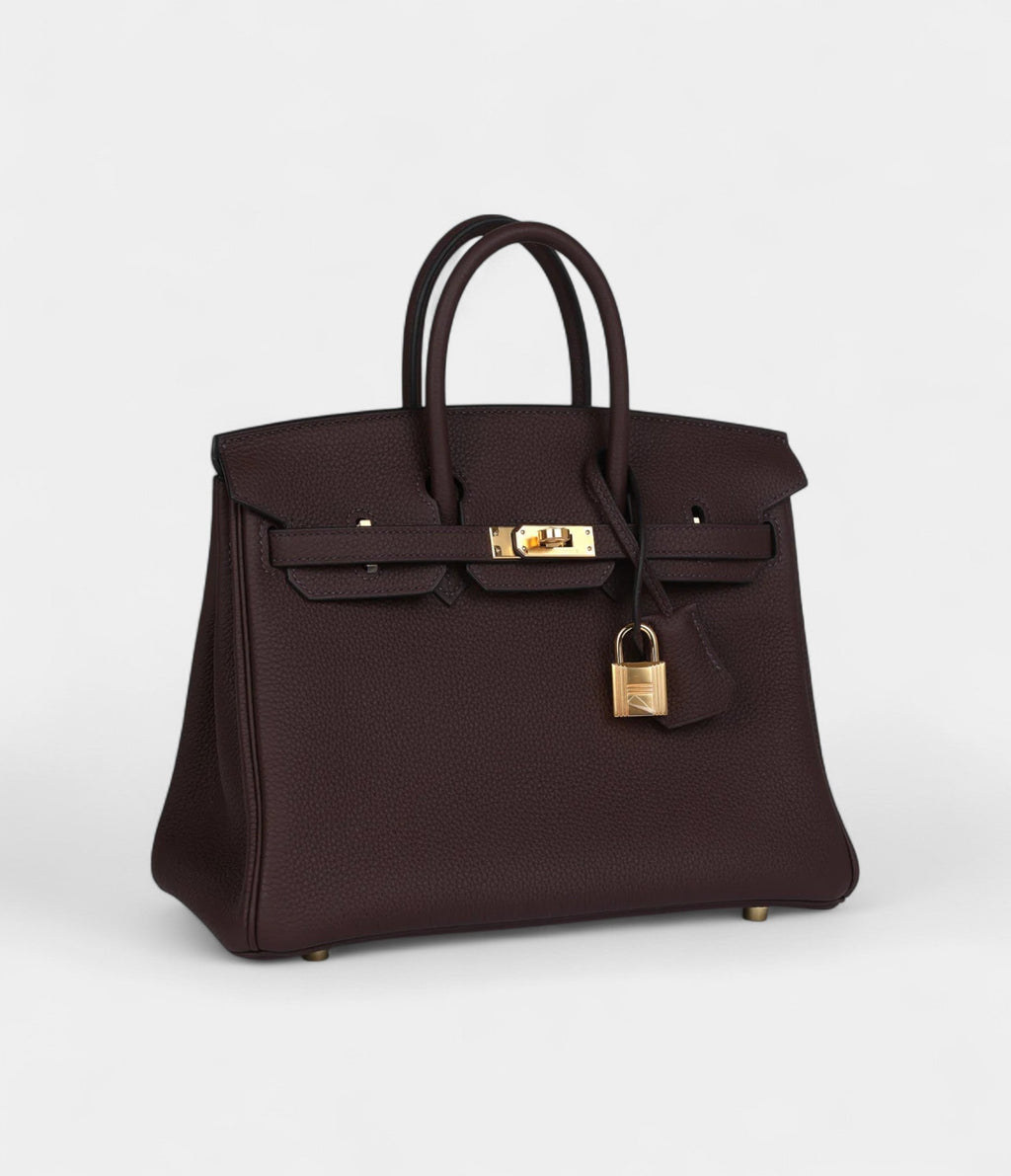 HM BK 25 Rouge Sellier Togo Gold Hardware