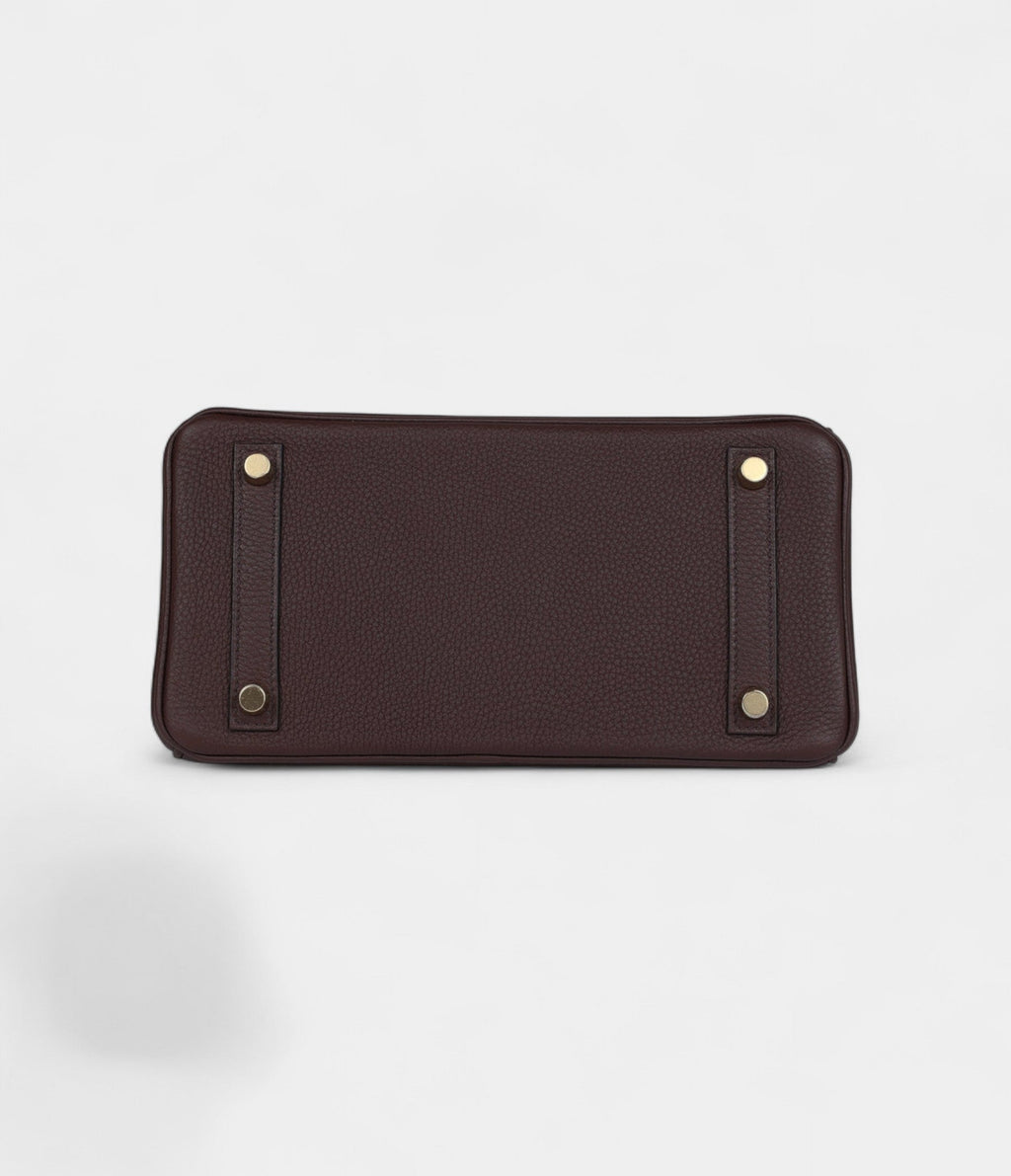 HM BK 25 Rouge Sellier Togo Gold Hardware
