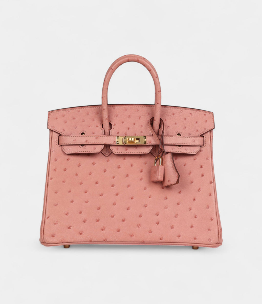 HM BK 25 Terre Cuite Ostrich Gold Hardware