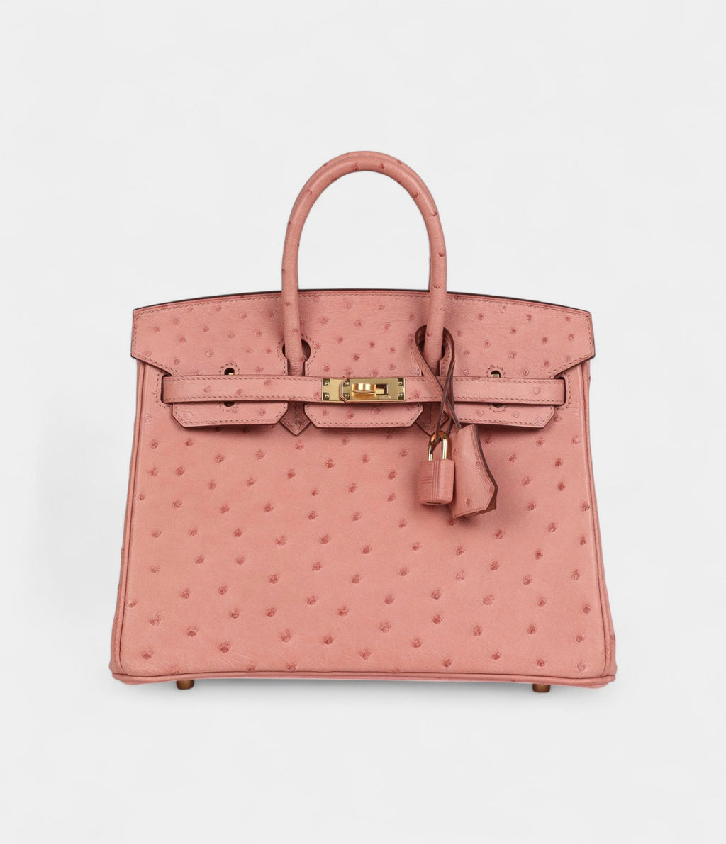 HM BK 25 Terre Cuite Ostrich Gold Hardware