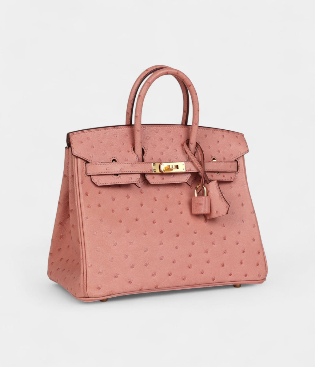 HM BK 25 Terre Cuite Ostrich Gold Hardware