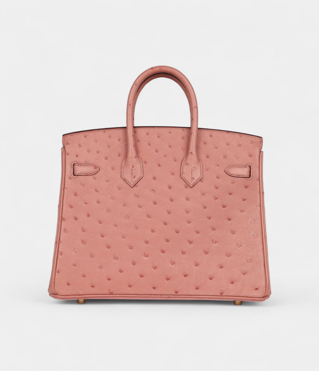 HM BK 25 Terre Cuite Ostrich Gold Hardware