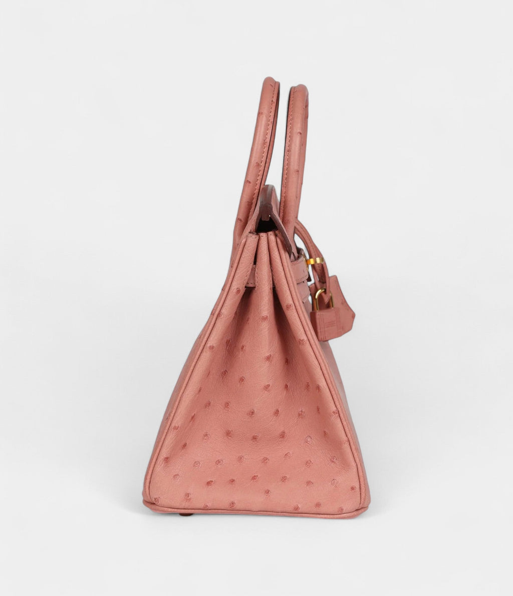 HM BK 25 Terre Cuite Ostrich Gold Hardware