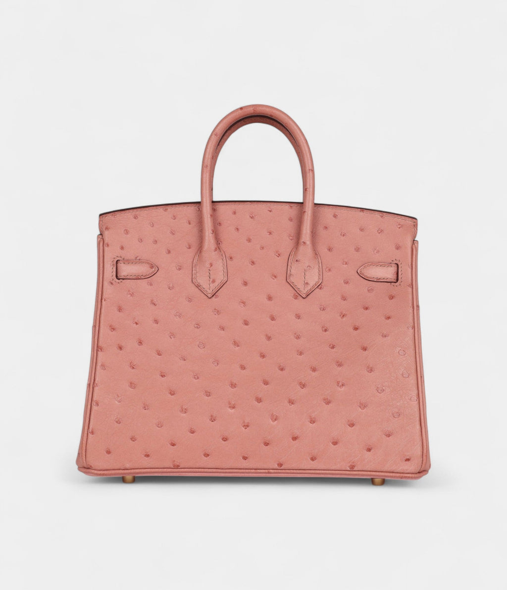 HM BK 25 Terre Cuite Ostrich Gold Hardware