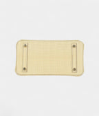 HM BK 25 Vanille Matte Alligator Brushed Gold Hardware