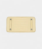 HM BK 25 Vanille Matte Alligator Palladium Hardware
