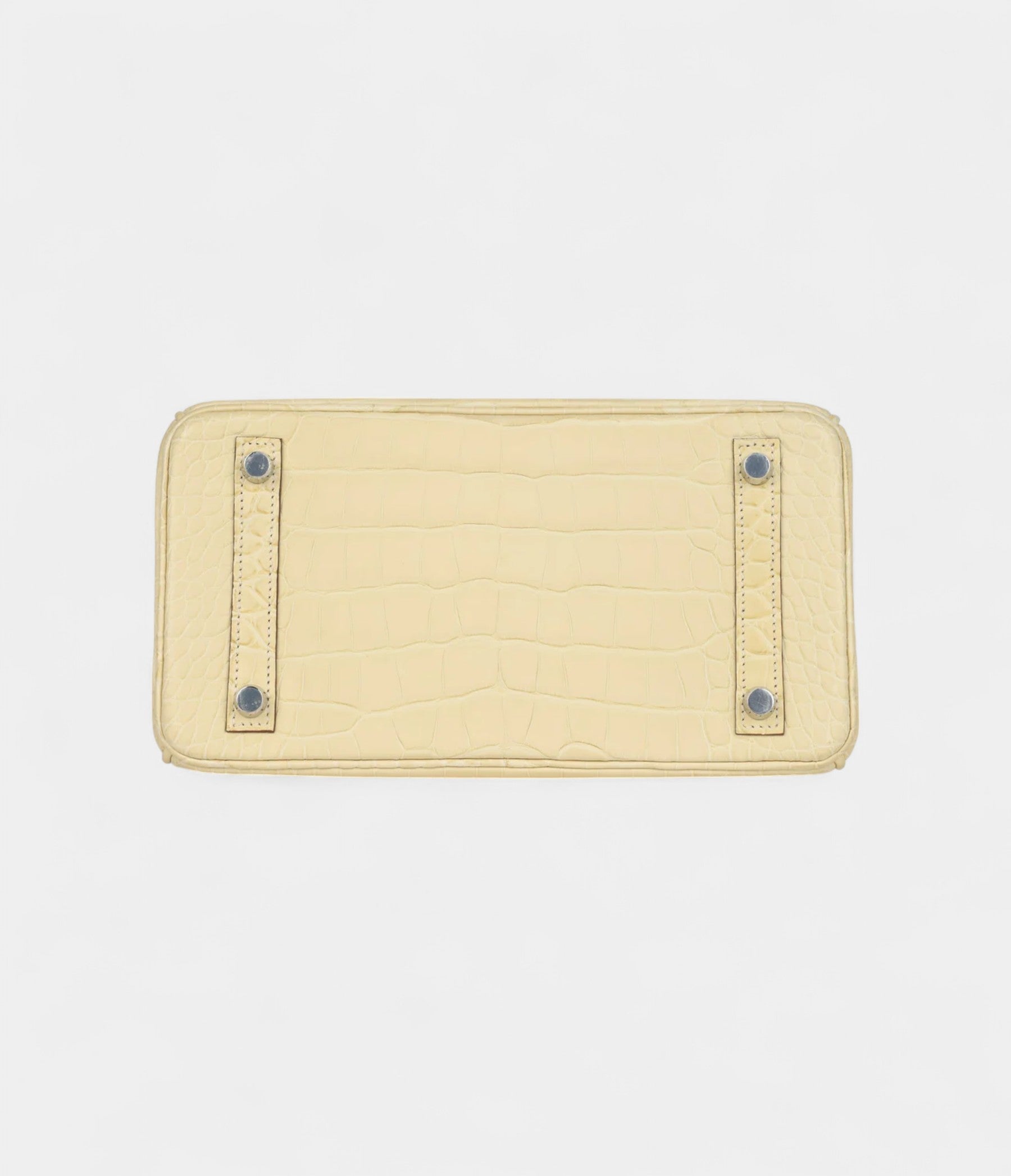 HM BK 25 Vanille Matte Alligator Palladium Hardware