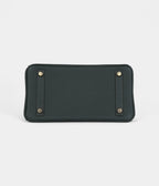 HM BK 25 Vert Fonce Togo Gold Hardware