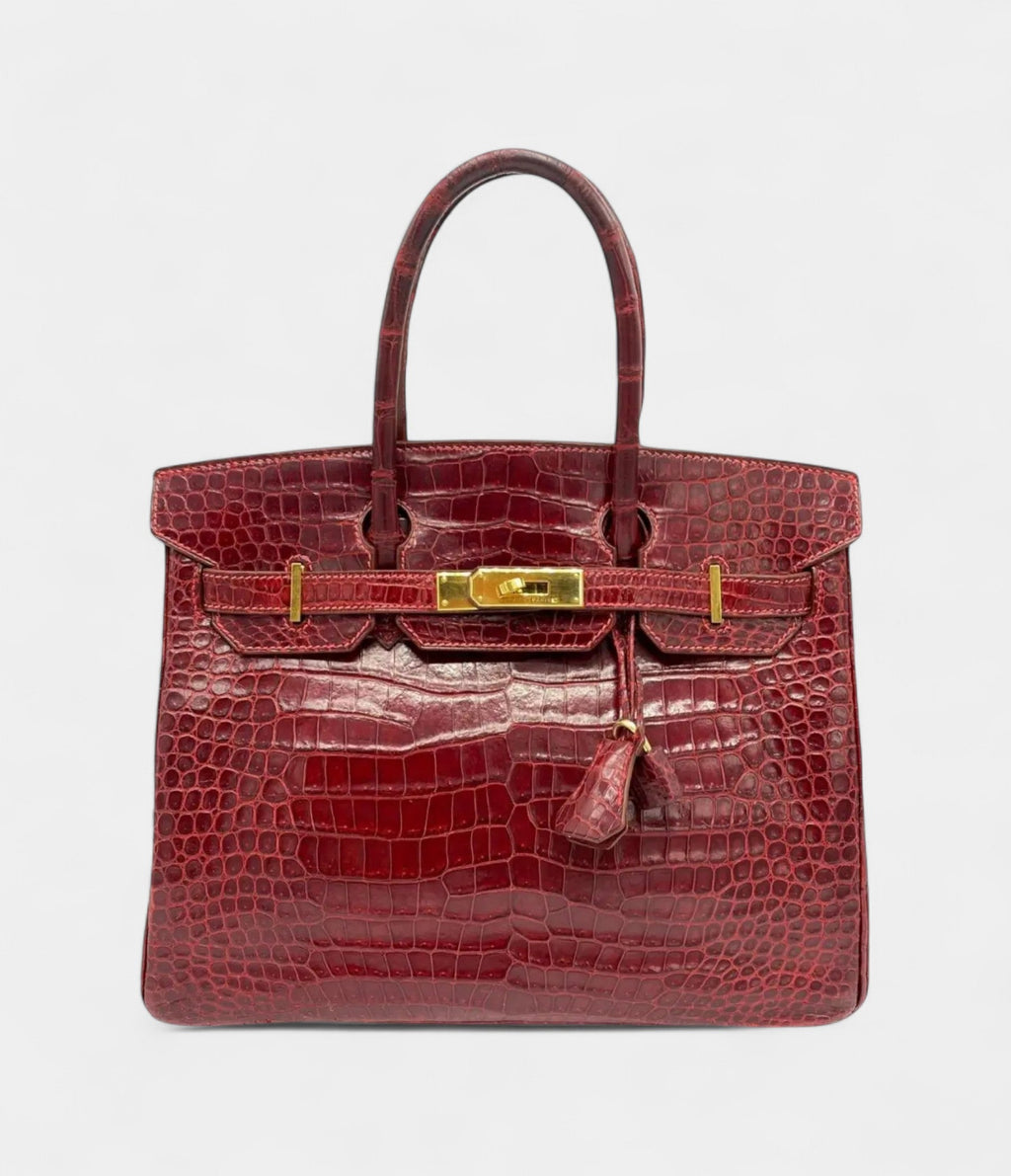 HM BK 30 Alligator Handbag The Pinnacle of Exotic Luxury