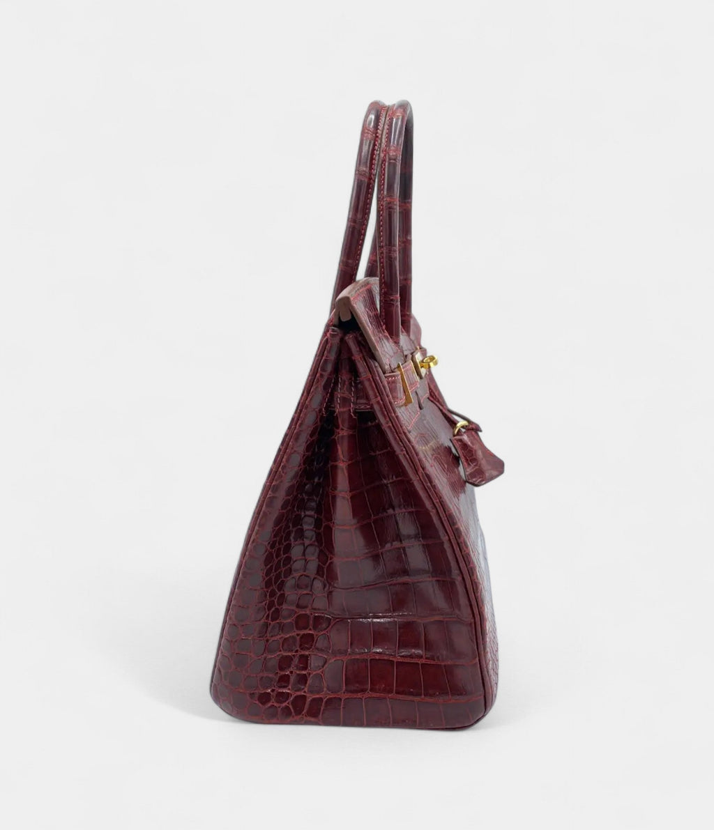 HM BK 30 Alligator Handbag The Pinnacle of Exotic Luxury