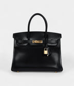 HM BK 30 Black Box Gold Hardware