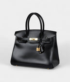 HM BK 30 Black Box Gold Hardware