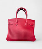 Hermes BK 30 Black Leather Handbag