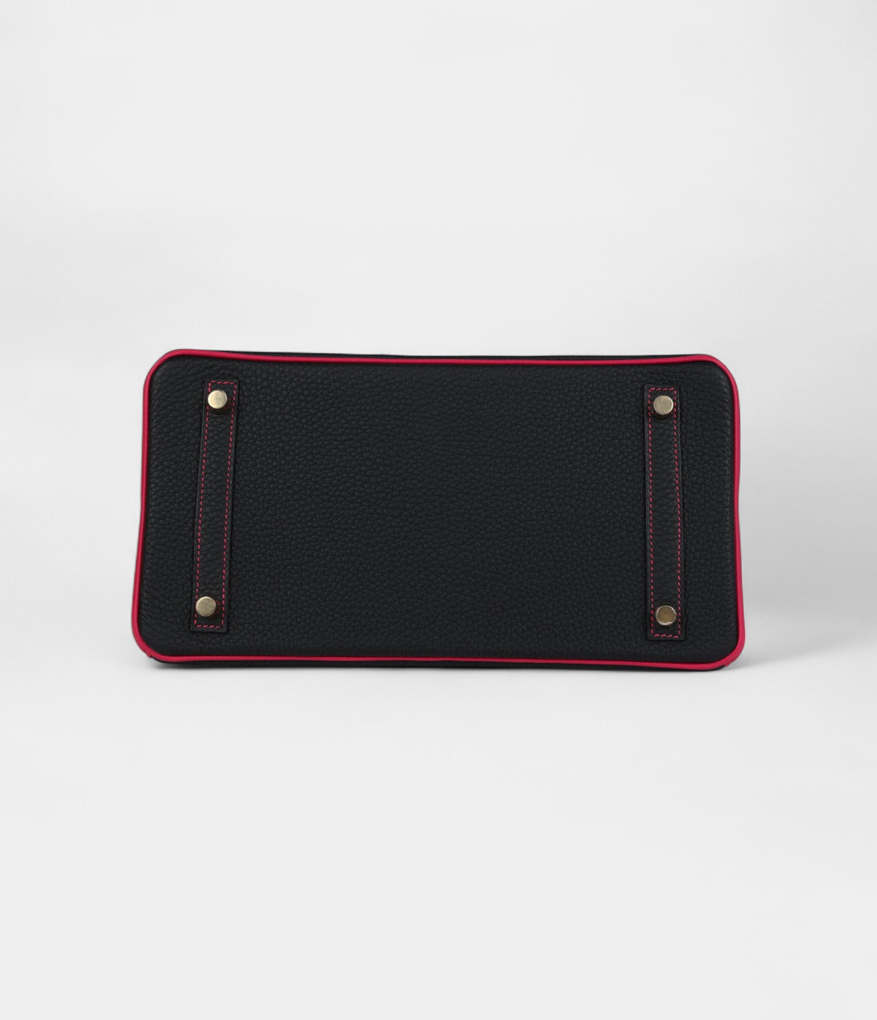 HM BK 30 Black and Rose Mexico Togo Brushed Gold Hardware