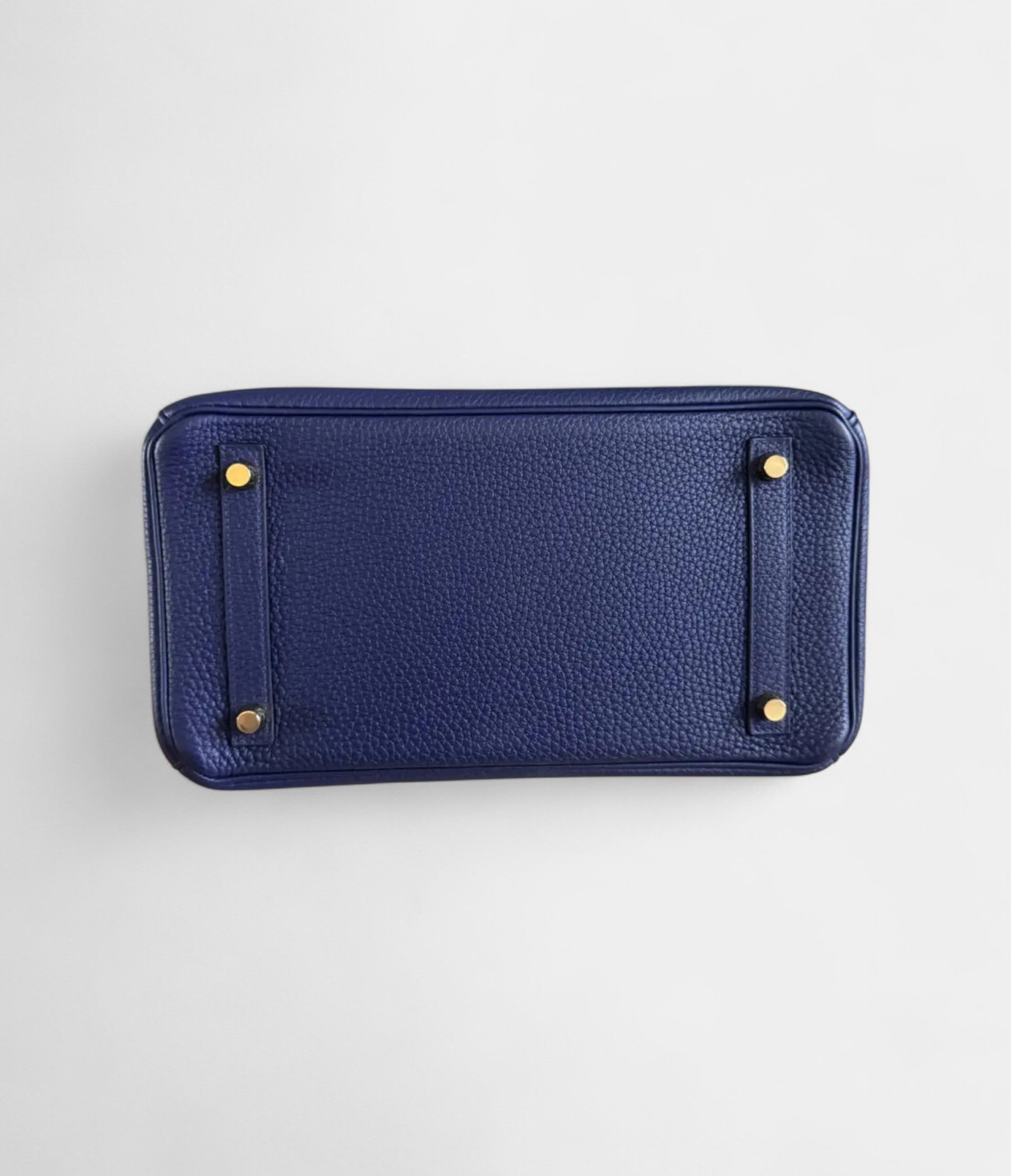 HM BK 30 Blue Leather Tote Effortless Chic in a Cool, Sophisticated Tone