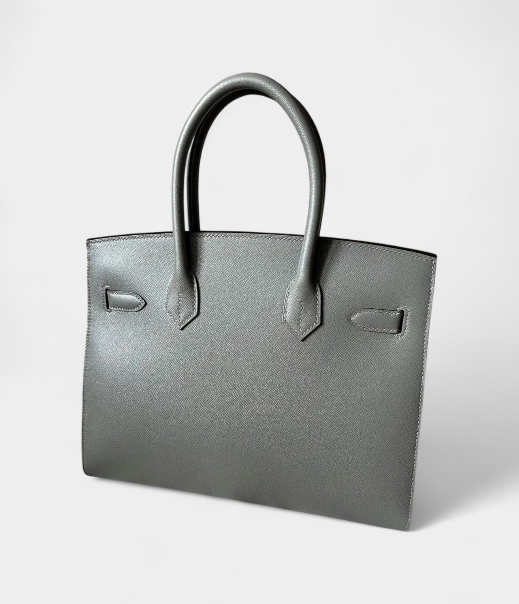 HM BK 30 Brown Leather Handbag Refined Luxury in a Warm, Classic Shade