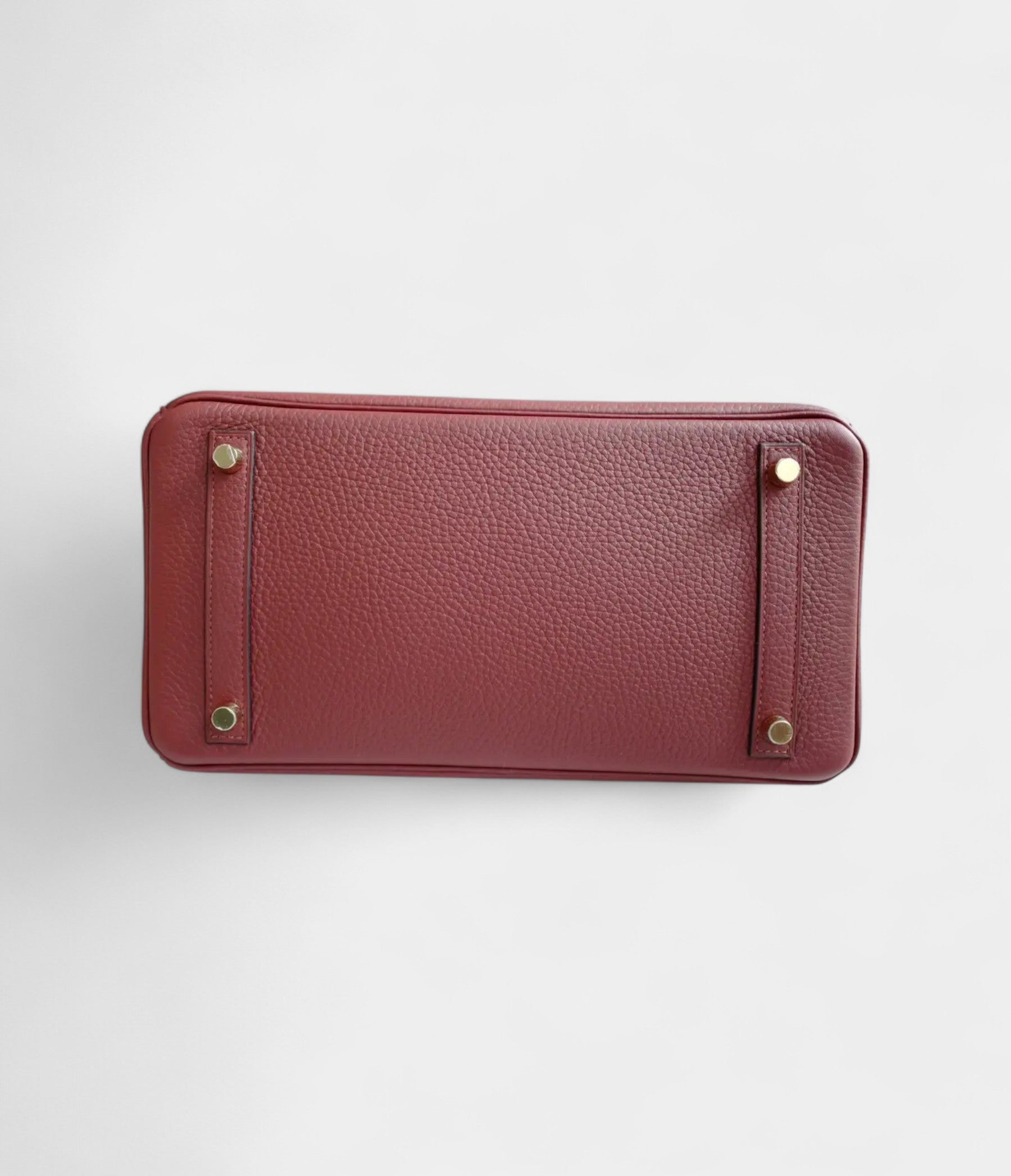 HM BK 30 Burgundy Leather Handbag Deep Elegance in a Rich, Regal Hue