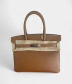HM BK 30 Camel Leather Handbag A Timeless Icon of Luxury