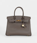 HM BK 30 Etain Epsom Gold Hardware