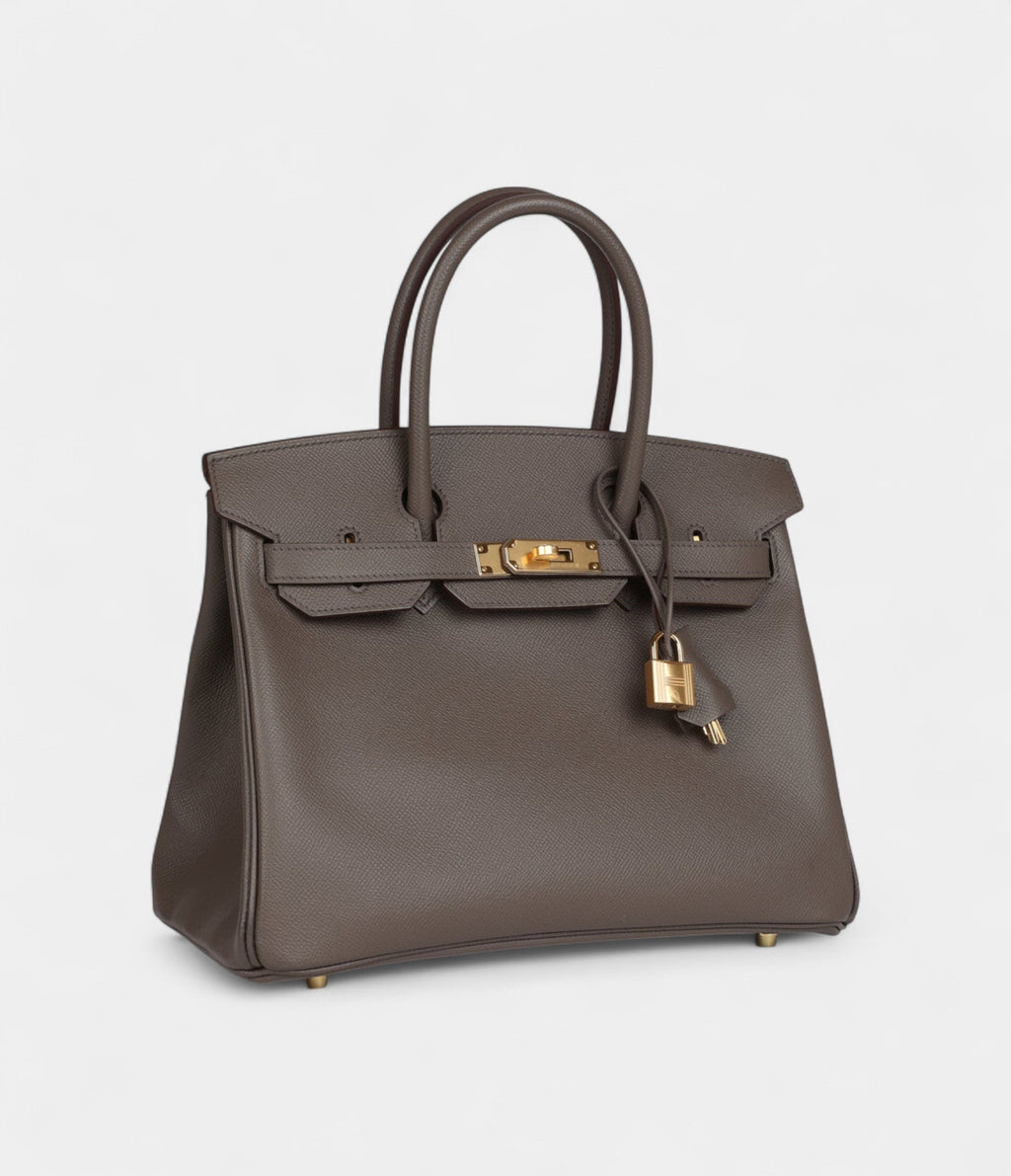 HM BK 30 Etain Epsom Gold Hardware