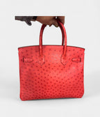 HM BK 30 Exotic Elegance in Ostrich Leather