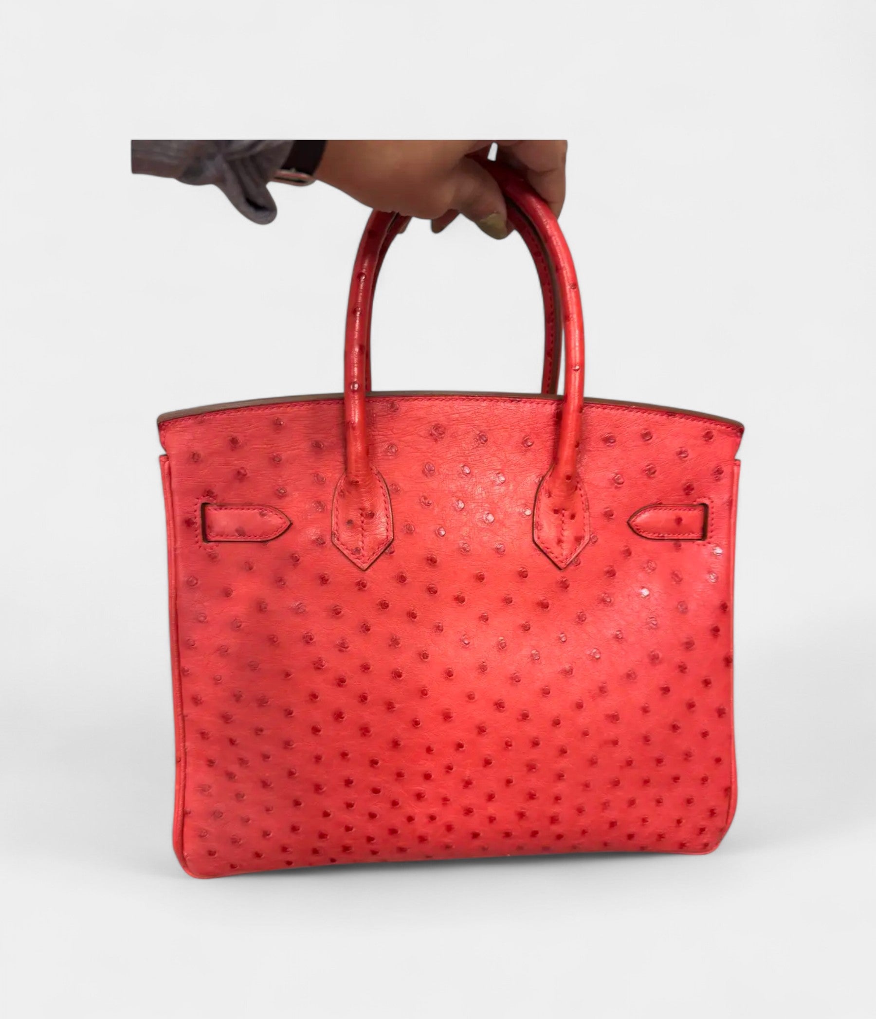 HM BK 30 Exotic Elegance in Ostrich Leather