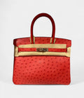 HM BK 30 Exotic Elegance in Ostrich Leather