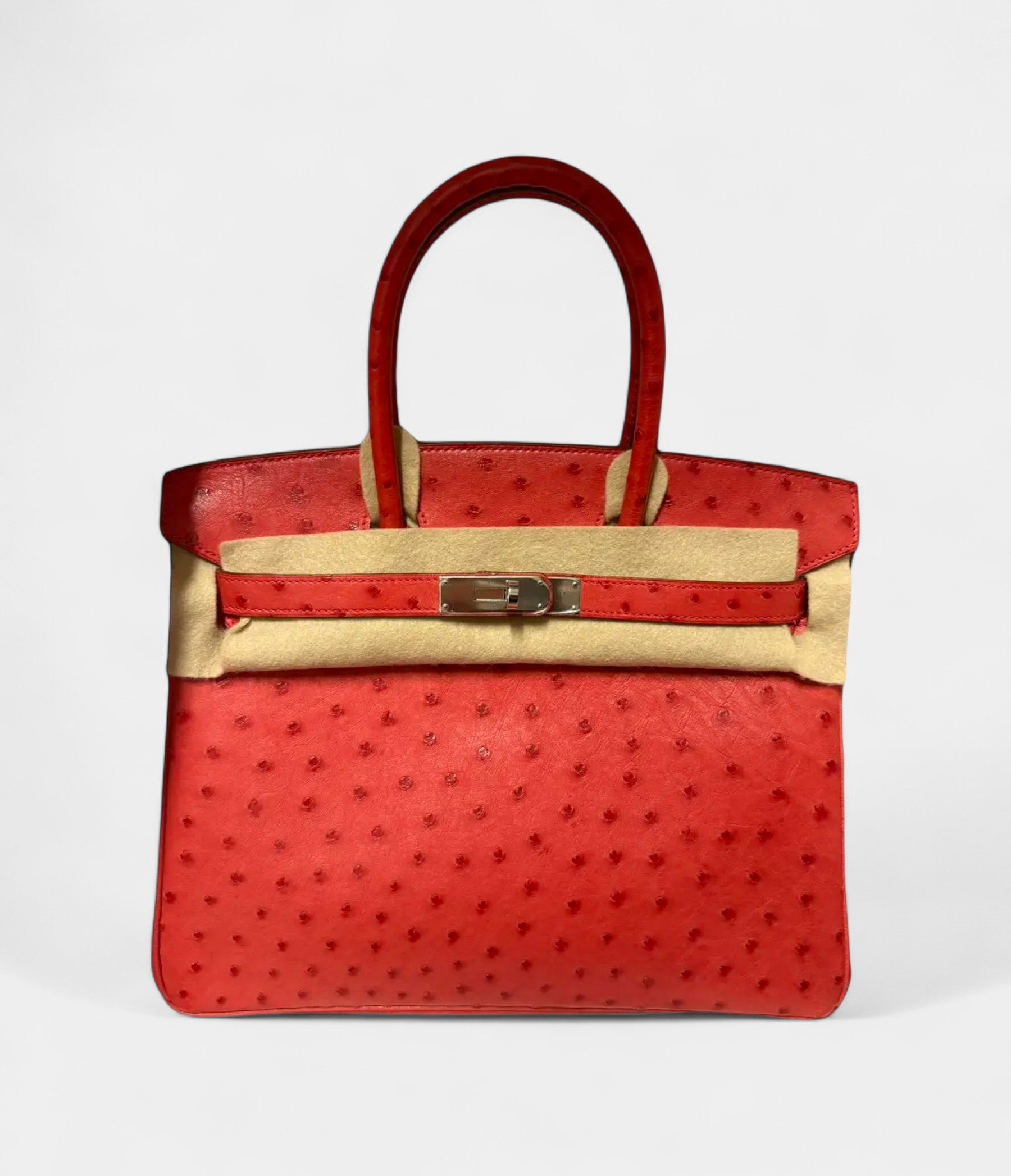 HM BK 30 Exotic Elegance in Ostrich Leather