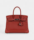 HM BK 30 Ghillies Brique Clemence and Evercolor Palladium Hardware