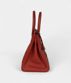 HM BK 30 Ghillies Brique Clemence and Evercolor Palladium Hardware