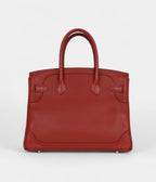 HM BK 30 Ghillies Brique Clemence and Evercolor Palladium Hardware