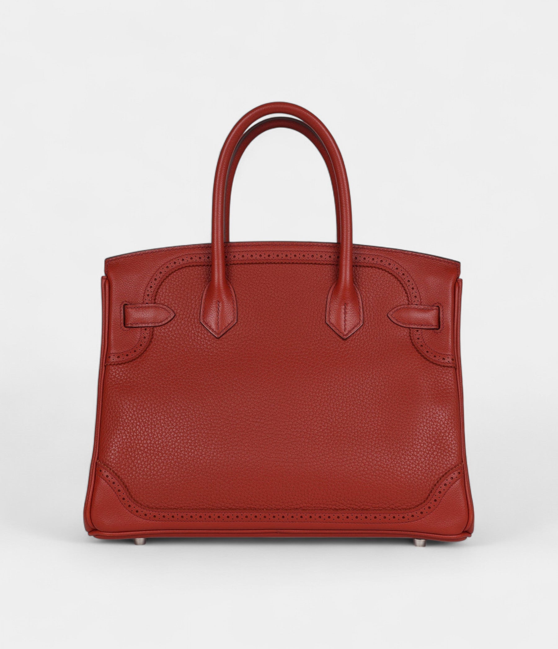 HM BK 30 Ghillies Brique Clemence and Evercolor Palladium Hardware