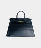 HM BK 30 Leather Handbag Secure Lock-and-Key System