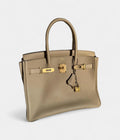 HM BK 30 Leather Handbag The Trapezoidal Shape
