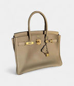 HM BK 30 Leather Handbag The Trapezoidal Shape