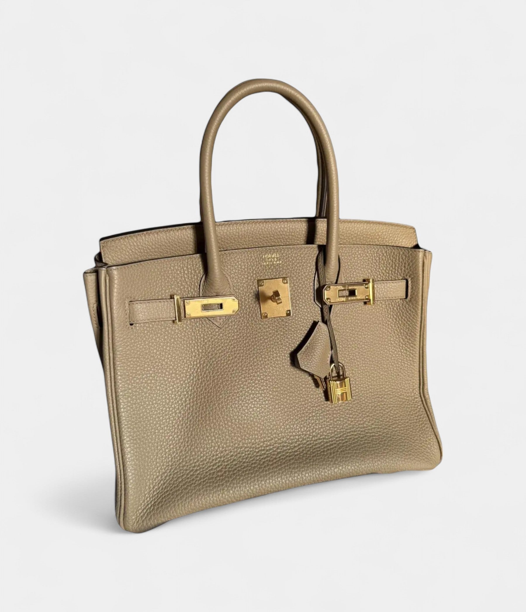 HM BK 30 Leather Handbag The Trapezoidal Shape