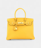 HM BK 30 Leather Handbag The Ultimate Luxury Icon Signature Gold