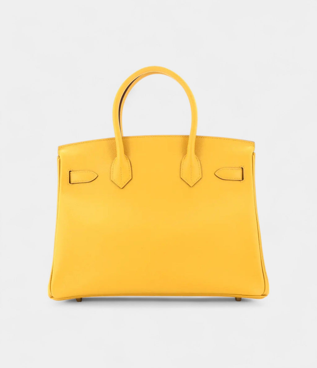 HM BK 30 Leather Handbag The Ultimate Luxury Icon Signature Gold